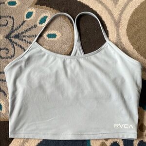 RVCA Light Blue Crop Top